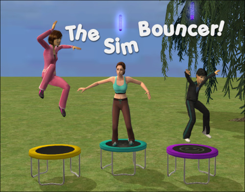 nixedsims: The Sim Bouncer - available at Nixed Sims. I could not imagine a more perfect trampolin
