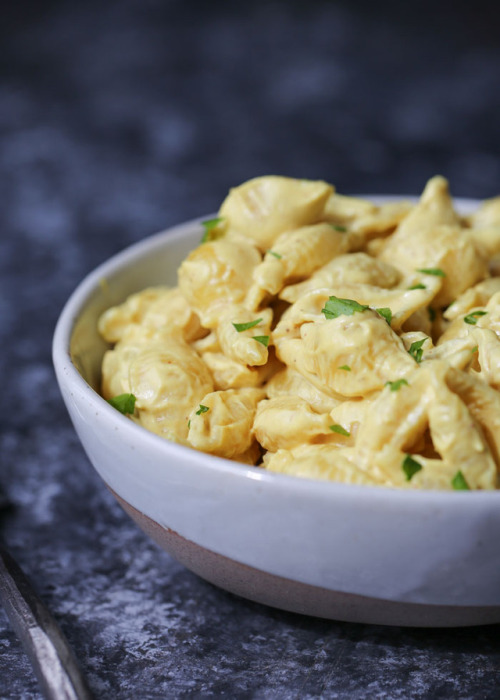 tinykitchenvegan:Ridiculously Creamy Vegan Shells & Cheese