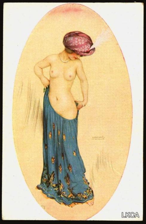 Princess Riquette by Raphael Kirchner (1876-1917)Although Kirchner primarily worked in the style of 