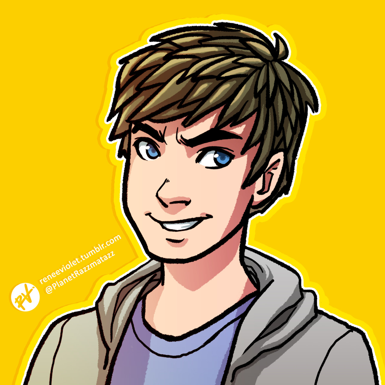 Caroline Renee Violet's Art — I drew Ross from gamegrumps for his birthday