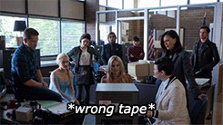 malefistache-swan3ills:  Emma accidentally brings the wrong tape to the station.