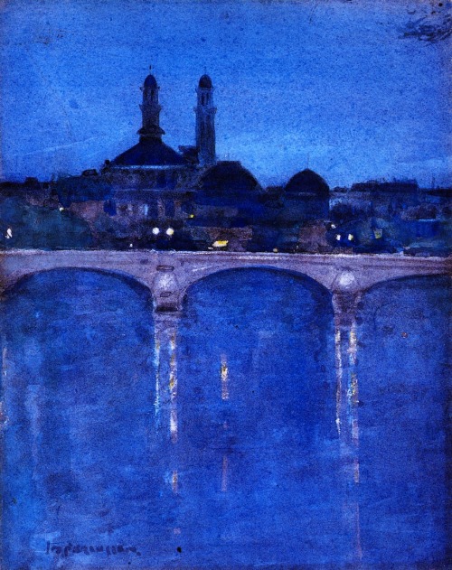 wasbella102:The Trocadéro, Paris by John Duncan Fergusson