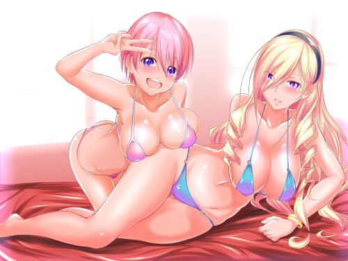 sexybossbabes:  HENTAI MIX // SEXYBOSSBABES // source: Konachan.com