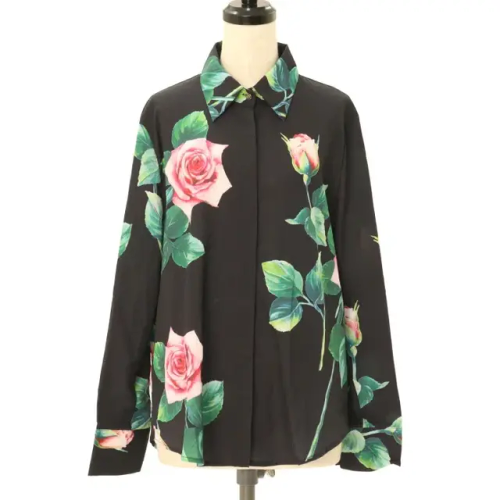 Rose Print Blouse