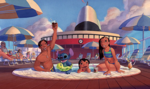 scurviesdisneyblog:Lilo &amp; Stitch credits art 