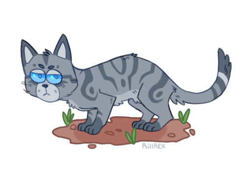 rexpaw:Something cute and simple to help me relax! :^o Jayfeather was my fave
