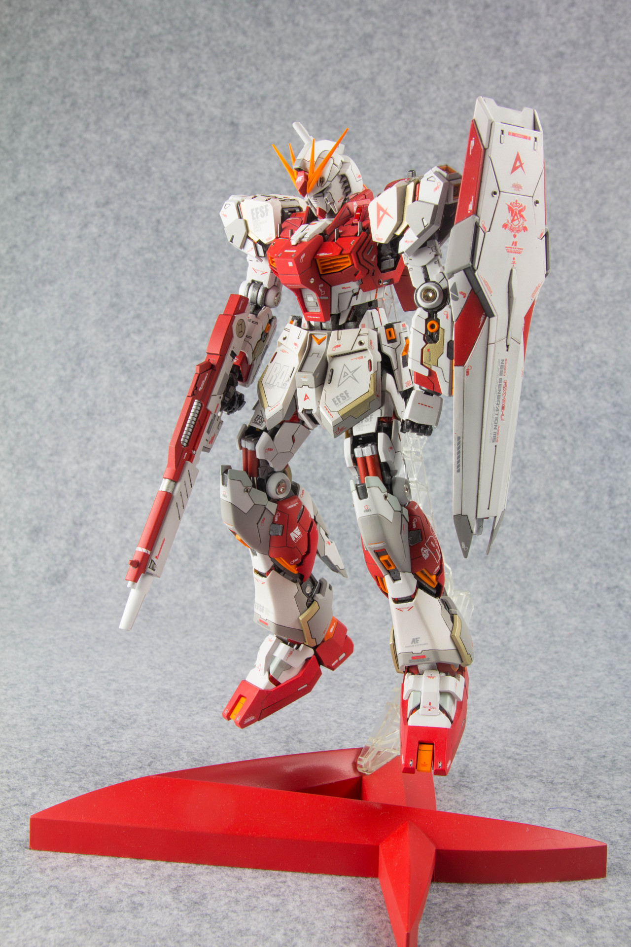 gunjap:  One Year Ago Today: #gunpla seboy’s MG 1/100 RX-93 Nu Gundam Ver.Ka Custom: