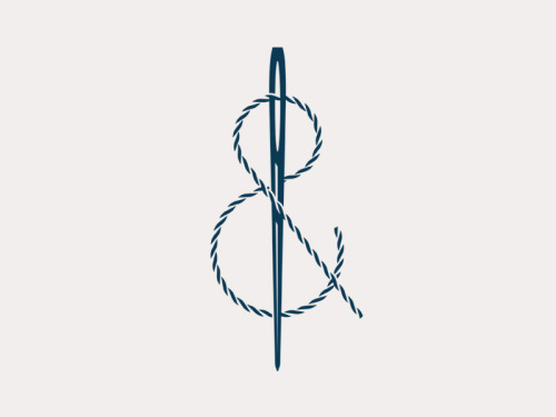 graphicdesignblg:  Threadpersand by Jay FletcherFollow us on Instagram @graphicdesignblg