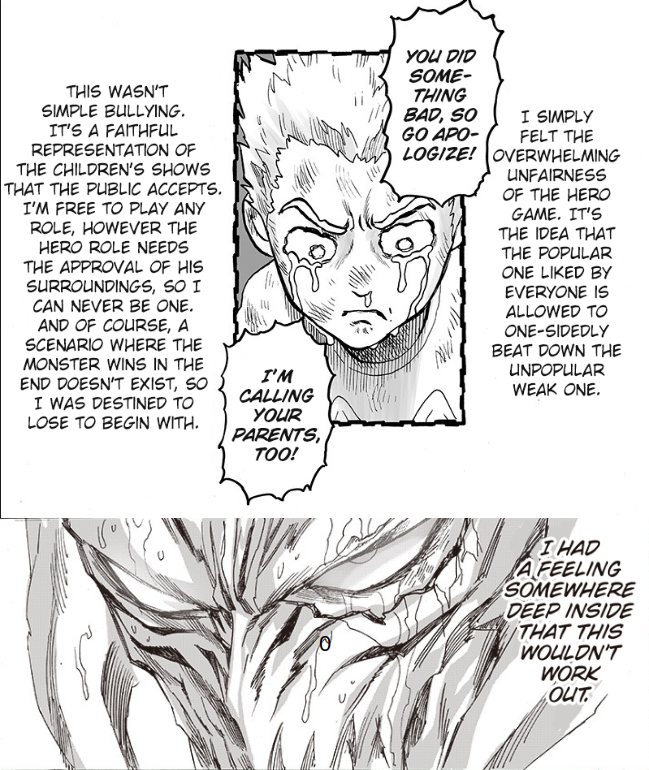 How strong would Garou be if he shook God hand? : r/OnePunchMan