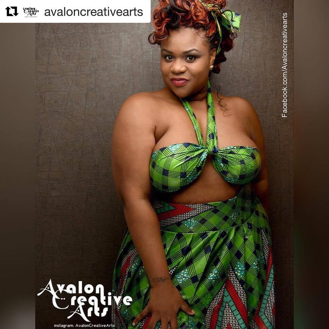 #Repost @avaloncreativearts ・・・ Cola the Model @cola_curvs wearing African