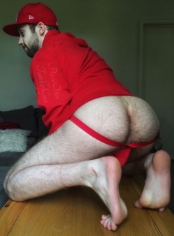 dwightemercer:  sexybicasey http://ift.tt/1KxUGr2   The jock strap makes your ass stand out even HOTTER than it already does
