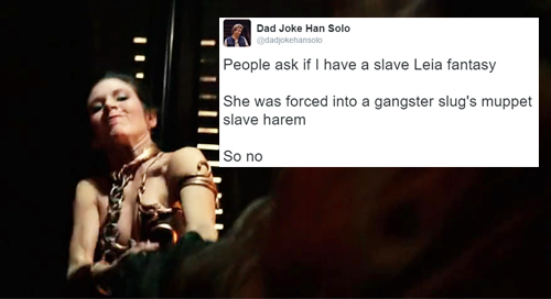 goingbacktojakku: Star Wars + @dadjokehansolo (Part I)