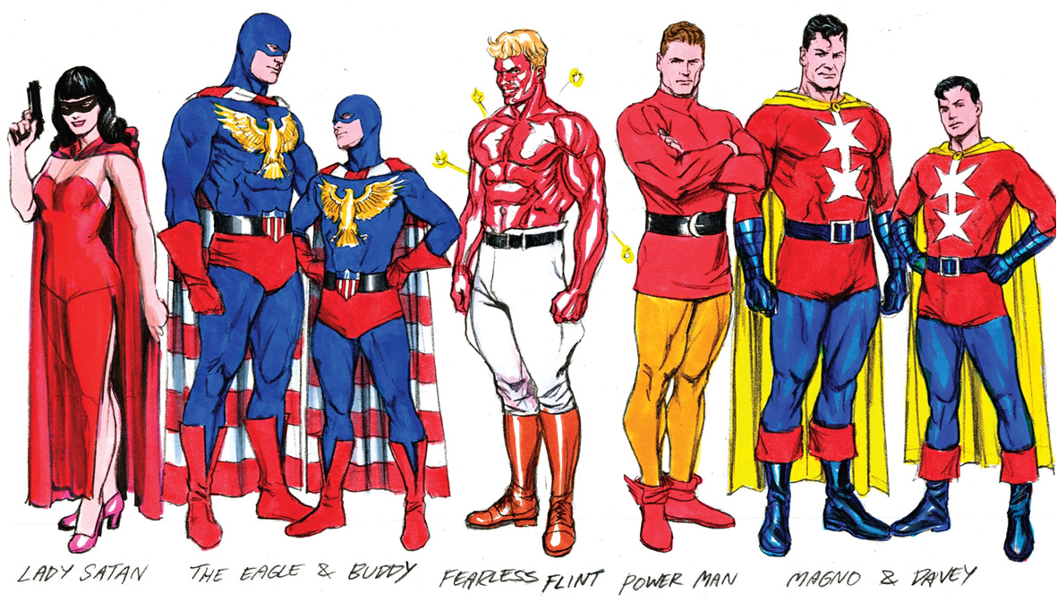 brianmichaelbendis:  Reimagined Golden Age Heroes by Alex Ross