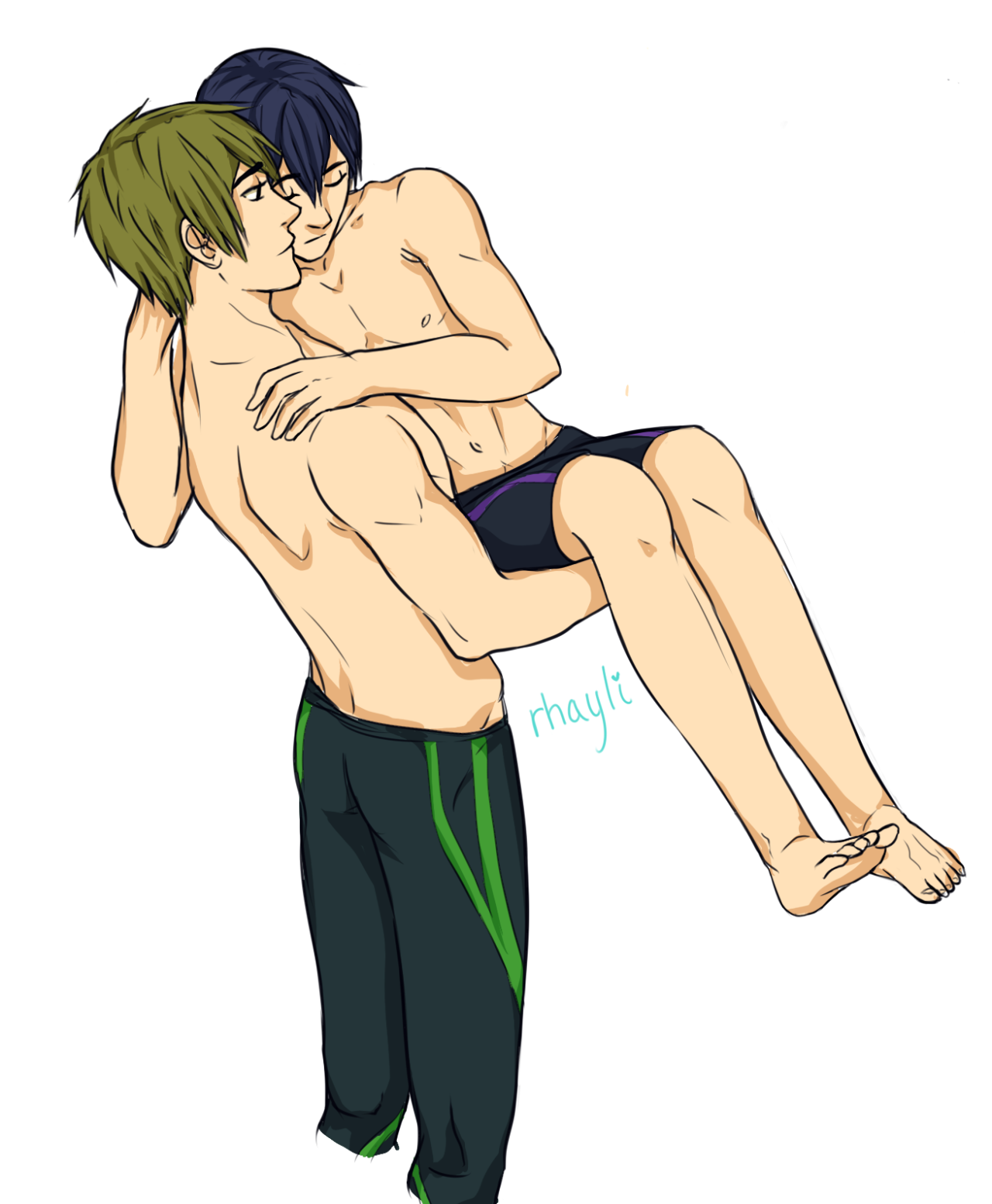 rhayli:  MakoHaru - touch &lt;3 