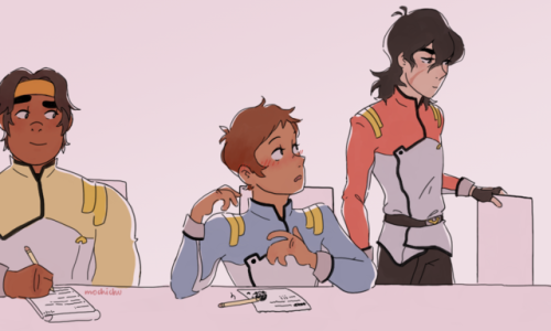 itsmochichu: casually affectionate keith and flustered lance are… my jam…..