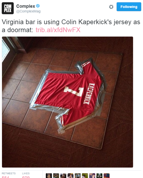 crime-she-typed:bellygangstaboo:I bet he paid good money for that jersey, too! Money in CK’s pockets