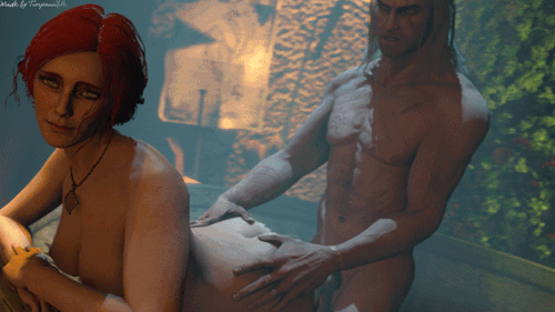 XXX Triss and Geralt Private Bathtime (Update photo