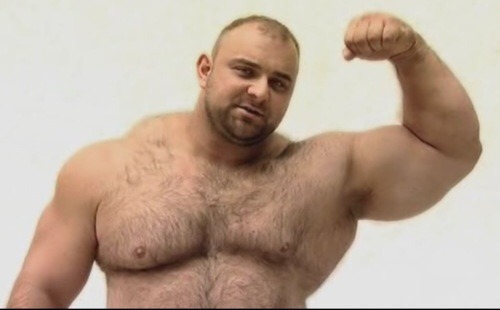 bumsballsandbears:  Strongman Dave Meer. One hell of a hot bloke. 