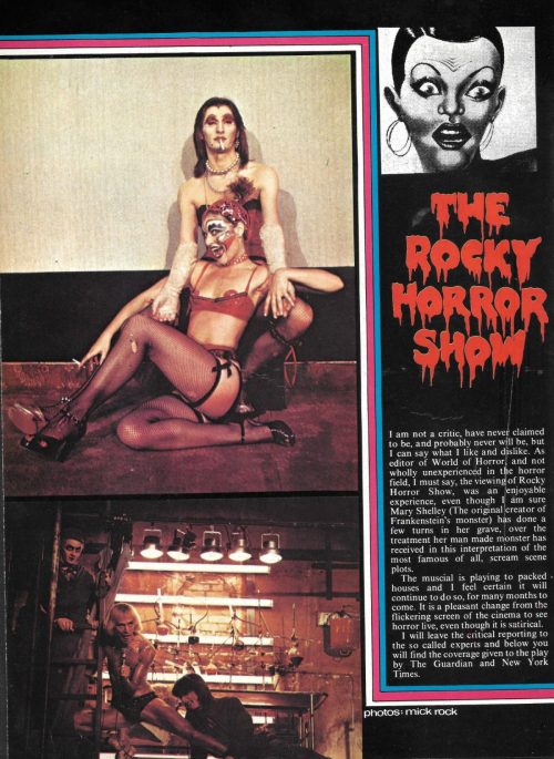 ‘World of Horror’ Magazine 1974-75 (part adult photos