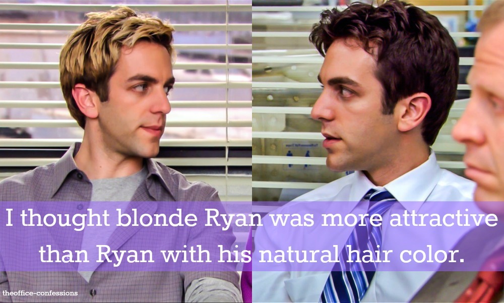 ryan howard the office blonde hair