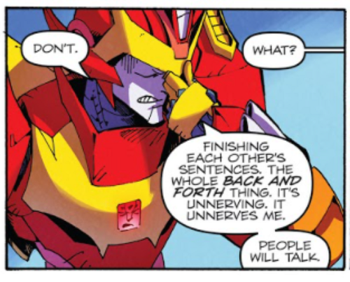 emperor-kumquat:Rodimus does NOT ship Ultra Magnus and Megatron XDThat’s because he ships Ultr