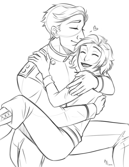 Vin and Elend sketch cause I just want them to be happy