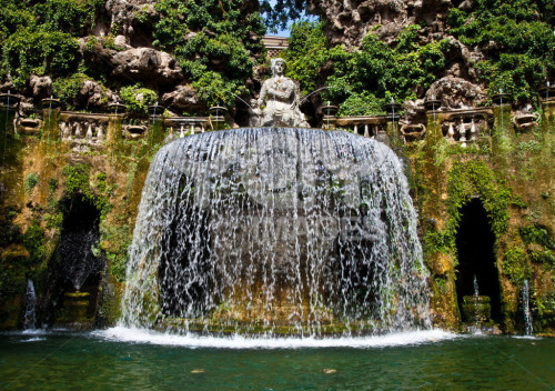 italian-landscapes: Villa d’Este, Tivoli, Lazio, Italy (XVI sec. - 16th C AC) Google Maps