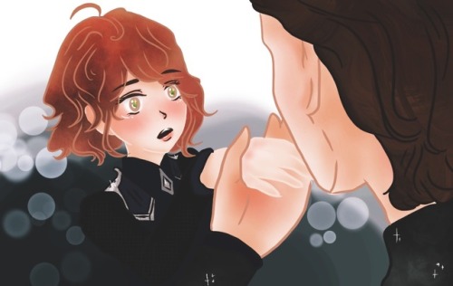 Her hair is supposed to be brown but auburn is not looking too shabby. And yes I completel