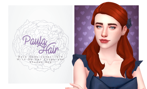  Paula Hair | Valentine’s Gift from my Mom to you!BGC;Comes will all 24 EA hair colors;Not Hat