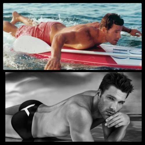 lamarworld:  (PART 1 of 2) Model/actor Aaron O’Connell ass & bulge.