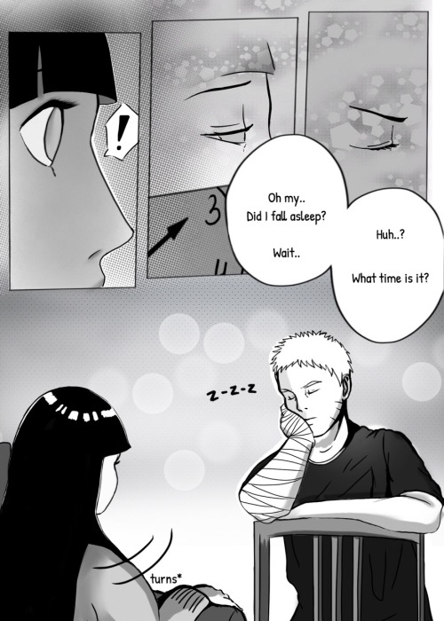 shidosstuff:  NH doujinshi part 1  Thank you all for your patience :) I finally finished this one, after 2 weeks of hating my drawings and hating myself  Yay! I’m so happy :)  So, the idea was, that Hinata always waits for him to come home.. And he