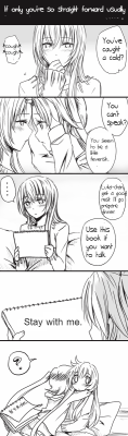 yurimustache:  Source: http://www.pixiv.net/member_illust.php?mode=manga_big&amp;illust_id=36103366&amp;page=73  Translated by me therefore might not be 100% accurate. I’m only taking chinese as a second language.  
