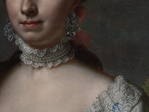sforzinda:  Portrait of Charlotte Beatrix Strick van Linschoten (details), Mattheus Verheyden, ca. 1