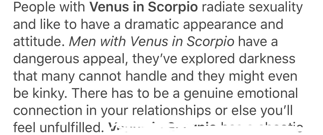 Venus in scorpio woman appearance