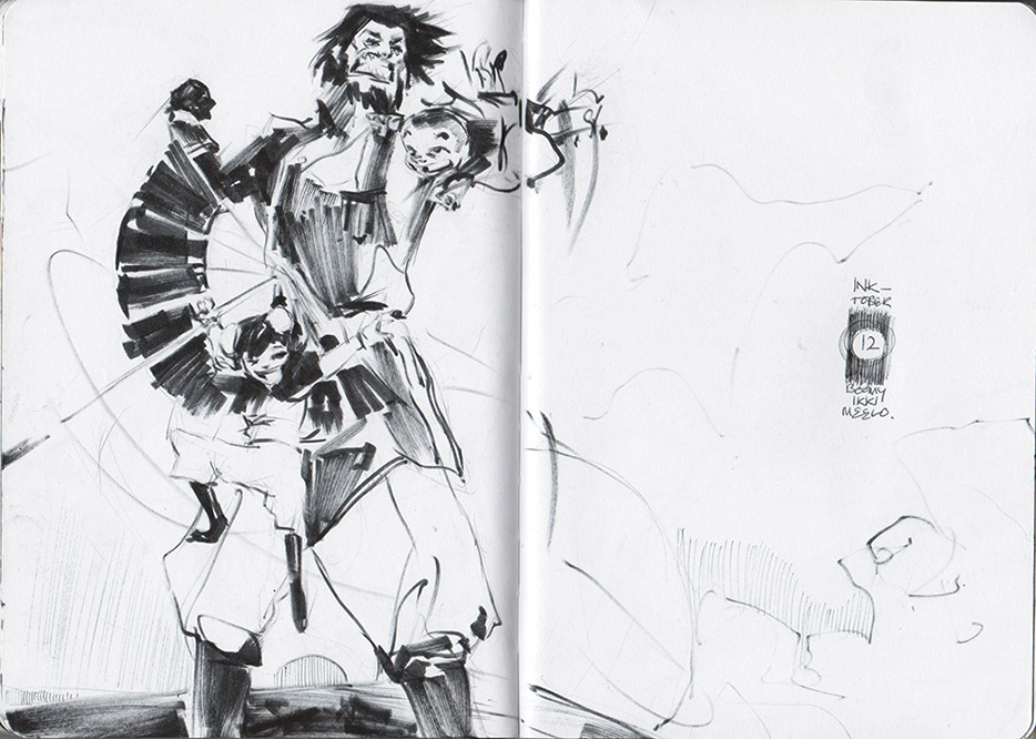 theartsmrr:  A couple more fave Legend of Korra inks I did for le Inktober 2015!