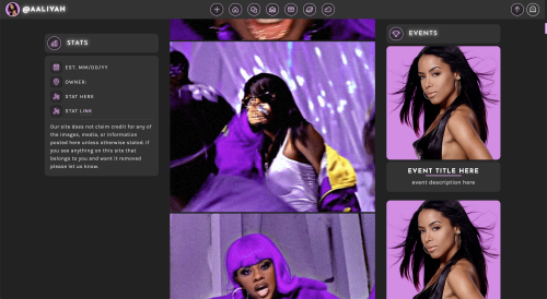 demontimes:AALIYAH | premium fansite theme by sage — $10static preview / permalink preview / get the