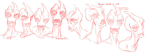 inkyscifidreams: Silly Mordin solus expression scribbles.