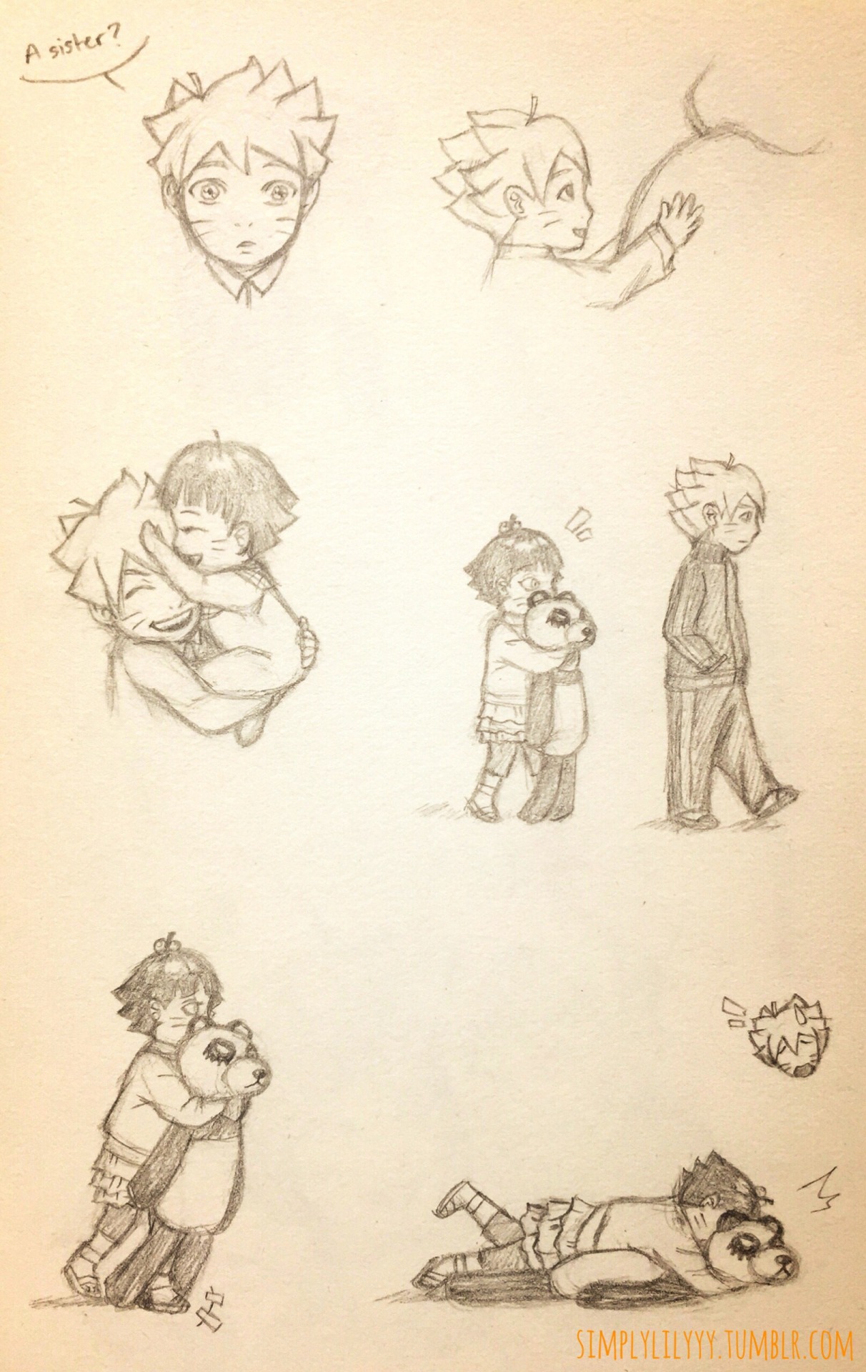 simplylilyyy:  Day 1: Baby Sister/Big BrotherThroughout their lives, Boruto and Himawari