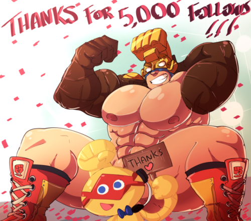 thewildwolfy:  To celebrate my 5k followers milestone on Twitter! And I guess 12k on tumblr too haha. Thanks for putting up with me and watching my art (very slowly) develop!  Have some Max Brass from ARMS whom I love