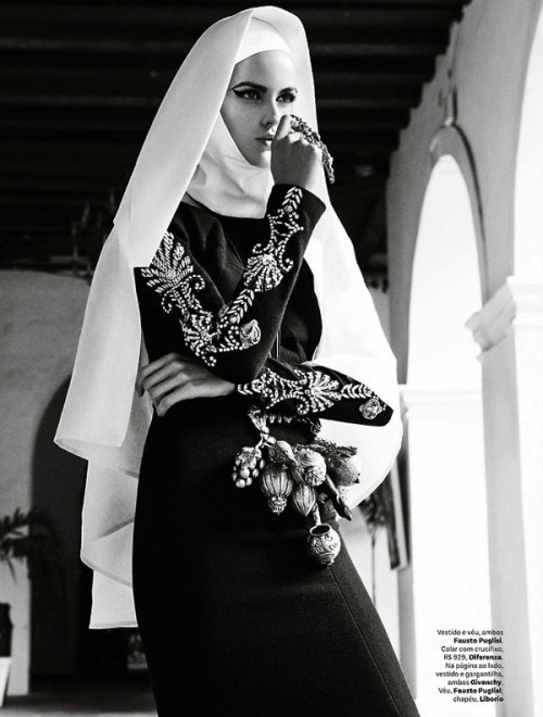 “Sign From Lilith” editorial shot by Giampaolo Sgura in Vogue Brazil February, 2013