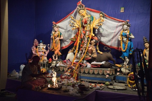 Durga Puja, Kalighat Bayam Samity, Kolkata, Bengal