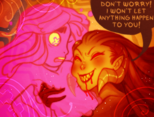 gaybeans: ava’s demon- panels that are just a little too sinister