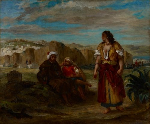 View of Tangier, Eugène Delacroix, 1852-1853, Minneapolis Institute of Art: PaintingsThis painting o