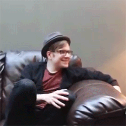 trohuman:   Accurate gif of me when someone is talking about Fall Out Boy   