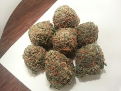 pika-pika-colegram:  Sour Kush..A.K.A. Headband.. super stinky buds..sour to the taste..gives a nice even glow..nothing too sharp or heavy on the brain..mmm..could smoke this all day!! 