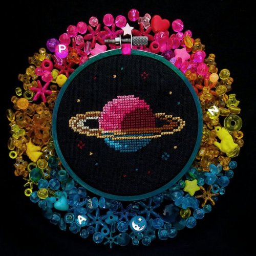 snootyfoxfashion:LGBTQ+ Planet Cross Stitch Patterns from Mathysphere Gay / Transgender / BisexualPa