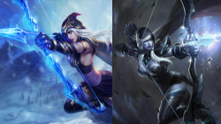 ask-ziggs-hexplosives-expert:  universosinfinitos: Copied League of Legends Champions (left), and the original Heroes from Dota 2 (right) (1/3)  This post when people don’t even realize that Dota 2 came out after League of Legends did. Hell Ashe has