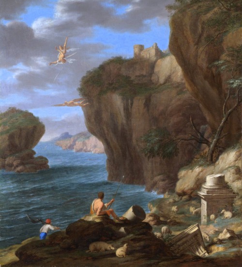 thisblueboy: Laurent de La Hyre (Paris 1606-1656), The fall of Icarus, date unknown, Private Collect