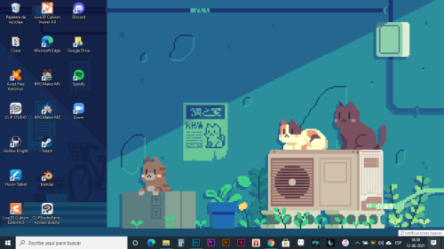 Some rewards from my Patreon. Pixel art Wallpaper for desktop and mobile phones.www.patreon.