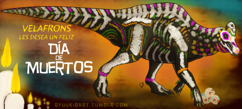 ryuukibart:  Velafrons coahuilensis, the Mexican Lambeosaurine wishes you all a happy Day of the Dea